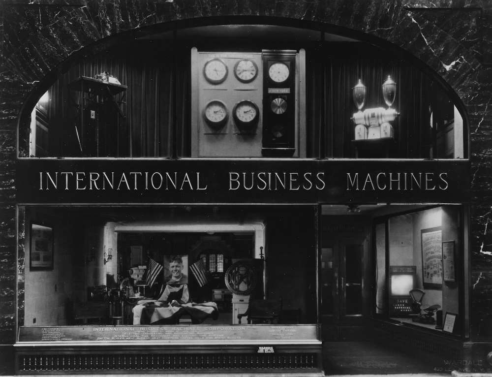 IBM branch office New York City 1920s
