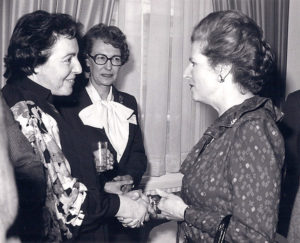 Stephanie Shirley meets Margaret Thatcher