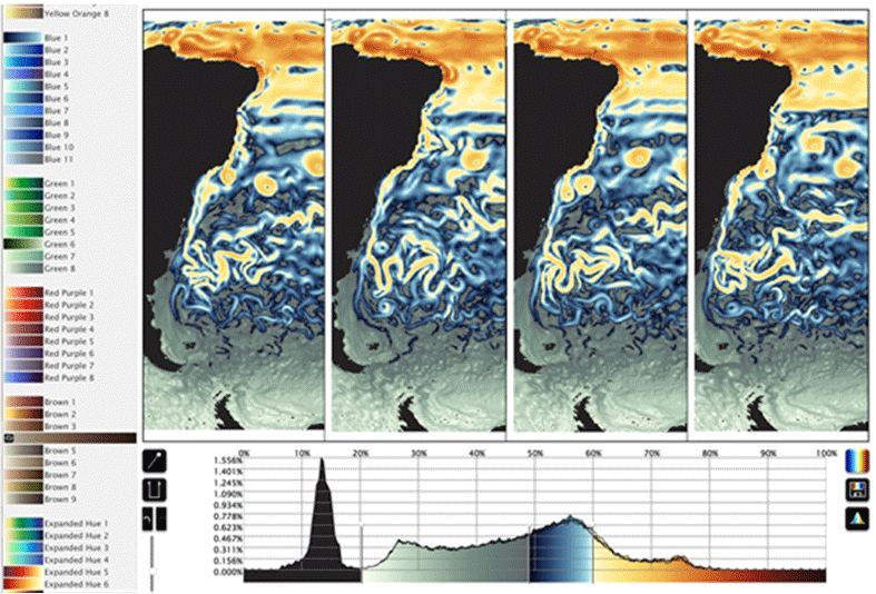 ColorMoves data visualization ocean