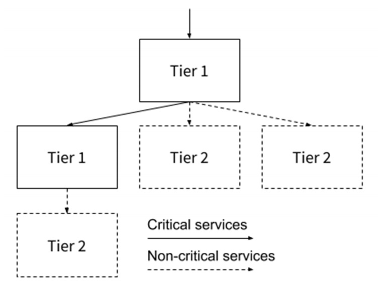 Tier 1 and 2 services.