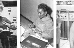triptych of annals images from article on race in computing