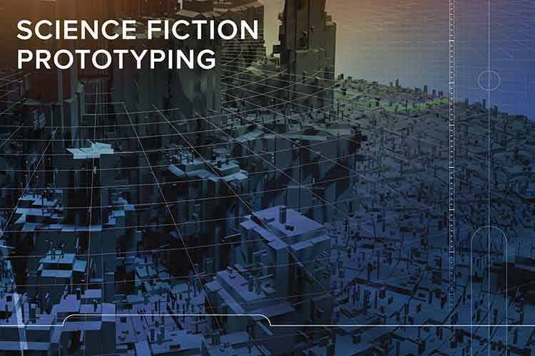 futuristic cityscape for Science Fiction Prototyping column