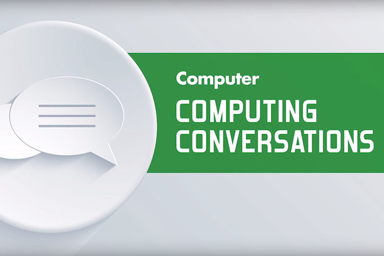 Computing Conversations audio podcast art, spelled out