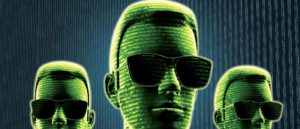 agents in green code with sunglasses