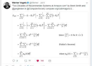 Amazon CTO Werner Vogels tweet.